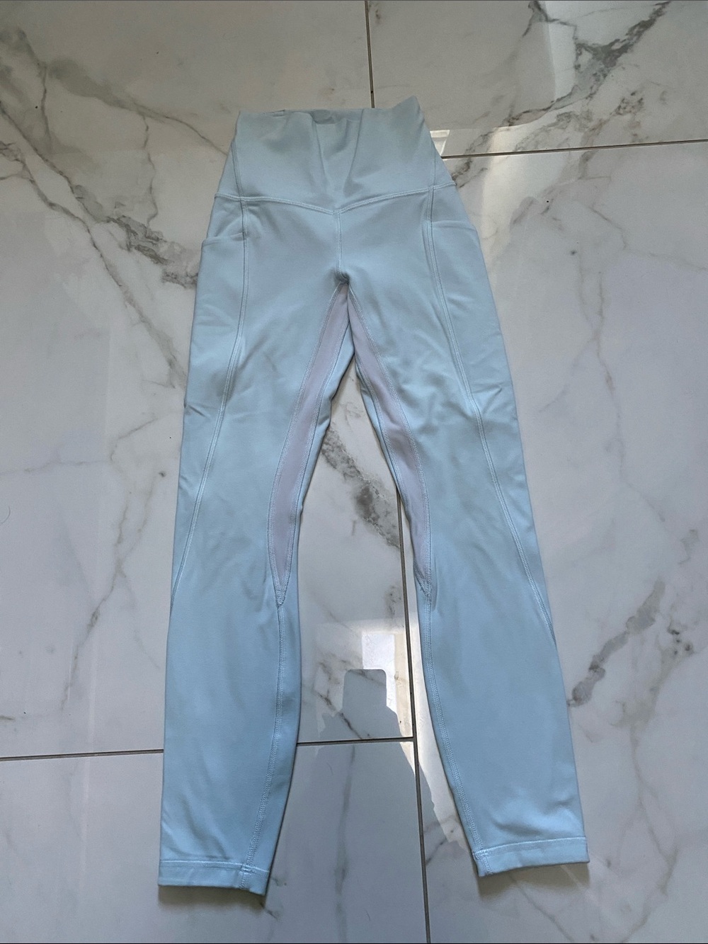 lululemon athletica Light Blue High-Waist Leggings